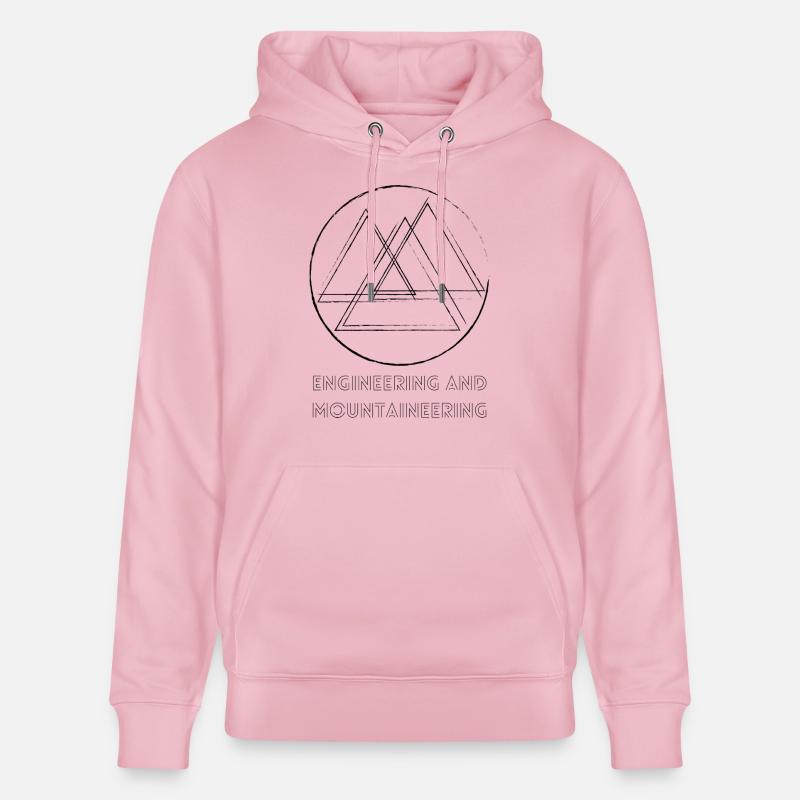 Berge / Engineering and Mountaineering - Stanley/Stella Unisex Bio-Hoodie CRUISER  - Hellrosa
