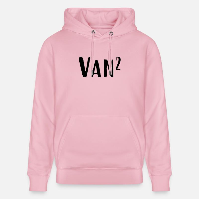 VAN² - Sweat à capuche bio CRUISER Stanley/Stella Unisexe - rose pâle