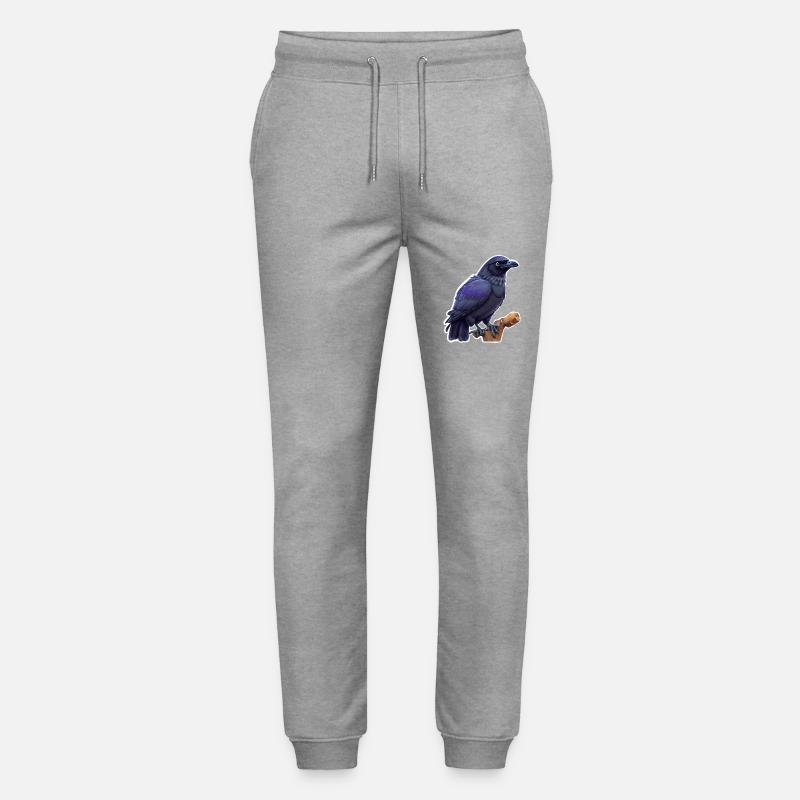 Krähe - Stanley/Stella Unisex Bio Jogginghose Mover  - Grau meliert
