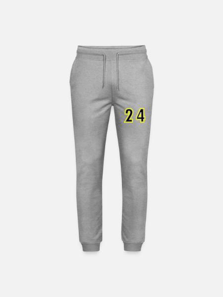 24 Number College - Stanley/Stella Mover Unisex Organic Jogging Trousers - heather grey