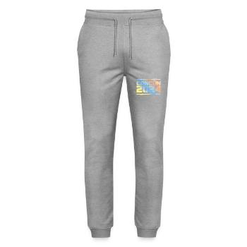 Cancún 2024 Coloré - Pantalon de jogging bio MOVER Stanley/Stella unisexe - gris chiné - Devant - Marisol (170cm) & Nik (191cm)
