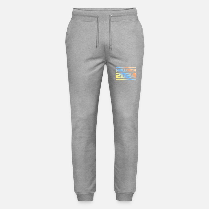 Mallorca 2024 Bunt - Stanley/Stella Unisex Bio Jogginghose Mover  - Grau meliert