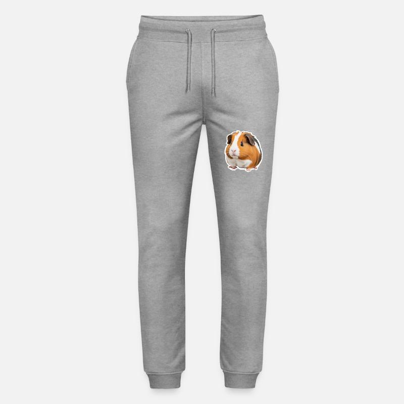 Adorable cochon d’Inde - Pantalon de jogging bio MOVER Stanley/Stella unisexe - gris chiné