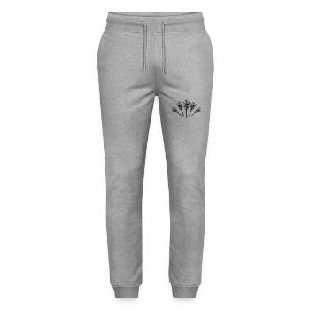 Dartpfeile Symbol Darts Team - Stanley/Stella Unisex Bio Jogginghose Mover  - Grau meliert - Vorne - Marisol (170cm) & Nik (191cm)