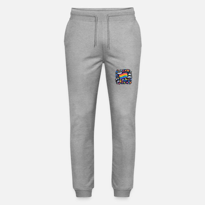 Graffiti Pride 2 - Stanley/Stella Unisex Bio Jogginghose Mover  - Grau meliert