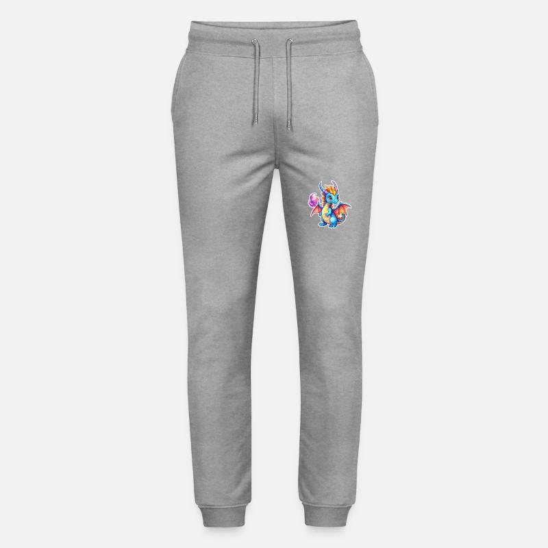 Drache Wasserfarben - Stanley/Stella Unisex Bio Jogginghose Mover  - Grau meliert