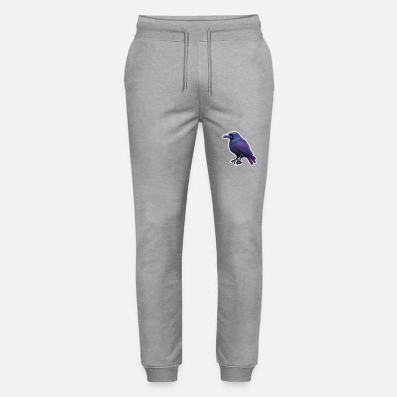 Krähe - Stanley/Stella Unisex Bio Jogginghose Mover  - Grau meliert