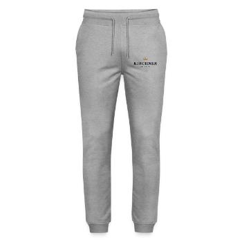 Kirchner - Stanley/Stella Unisex Bio Jogginghose Mover  - Grau meliert - Vorne - Marisol (170cm) & Nik (191cm)