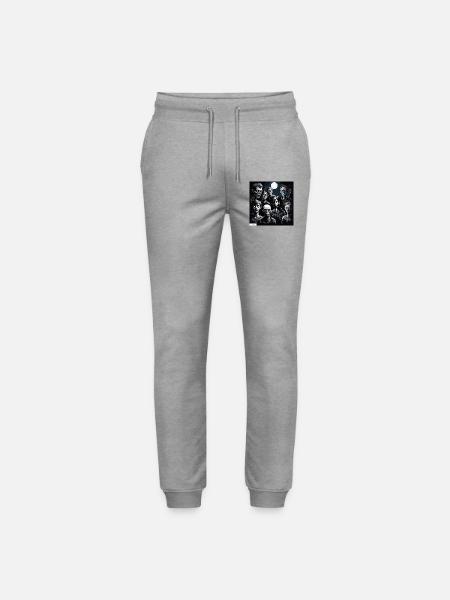Monster Menschen Porträt - Stanley/Stella Unisex Bio Jogginghose Mover  - Grau meliert