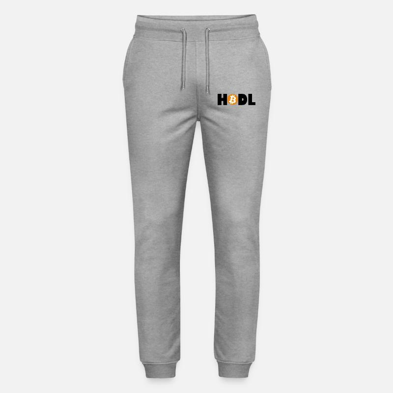 Bitcoin Revolution – Hold the Future - Stanley/Stella Unisex Bio Jogginghose Mover  - Grau meliert