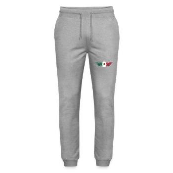 I Love Mexico, Elegance Style Design T-Shirt - Stanley/Stella Mover Unisex Organic Jogging Trousers - heather grey - Front - Marisol (170cm) & Nik (191cm)