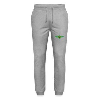 T-shirt design de style brésilien - Pantalon de jogging bio MOVER Stanley/Stella unisexe - gris chiné - Devant - Marisol (170cm) & Nik (191cm)