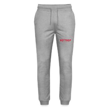Bottrop T-Shirt – Perfect for real fans - Stanley/Stella Mover Unisex Organic Jogging Trousers - heather grey - Front - Marisol (170cm) & Nik (191cm)
