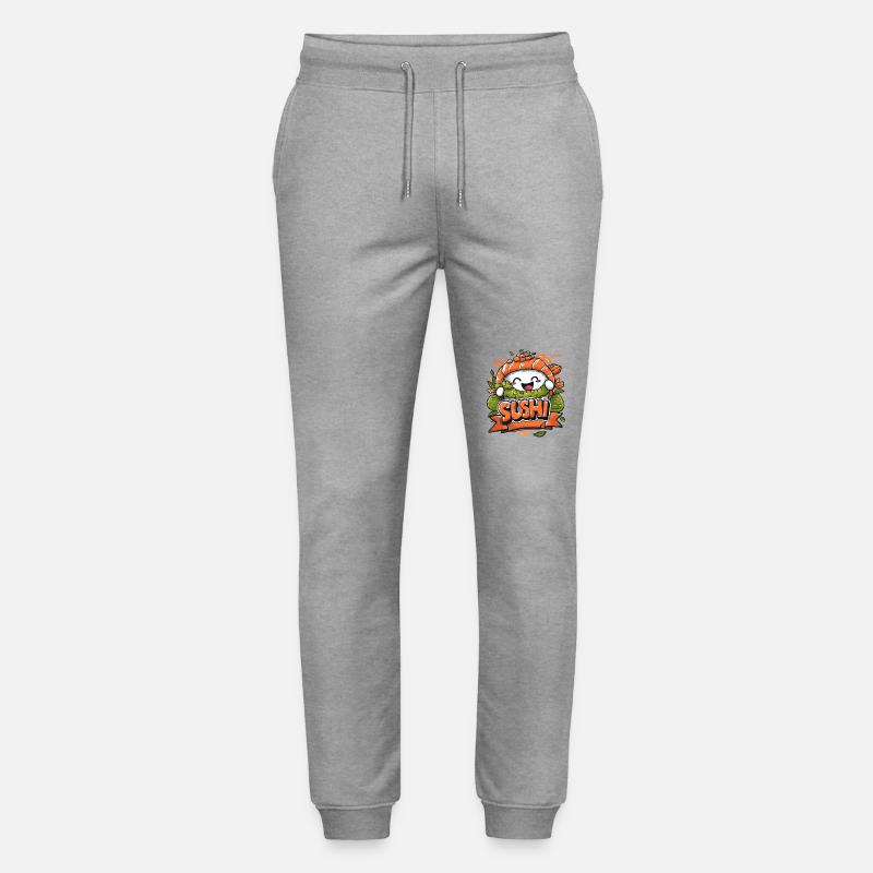 Sushi joyeux - Pantalon de jogging bio MOVER Stanley/Stella unisexe - gris chiné