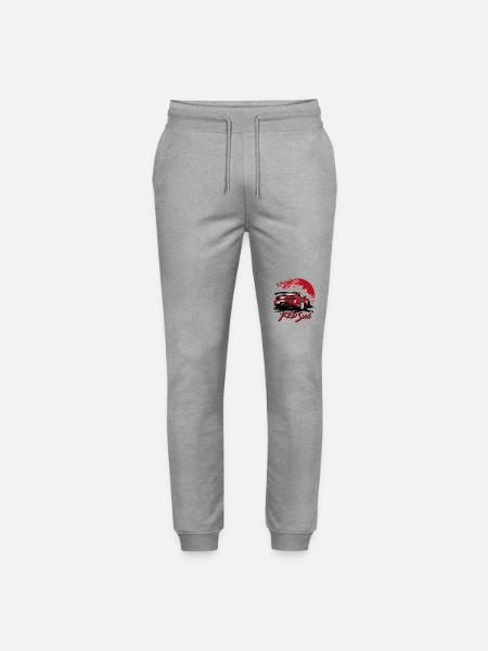 Red Suns Tegneserie JDM Street Racer Bil - Stanley/Stella Mover økologiske unisex joggingbukser - grå meleret
