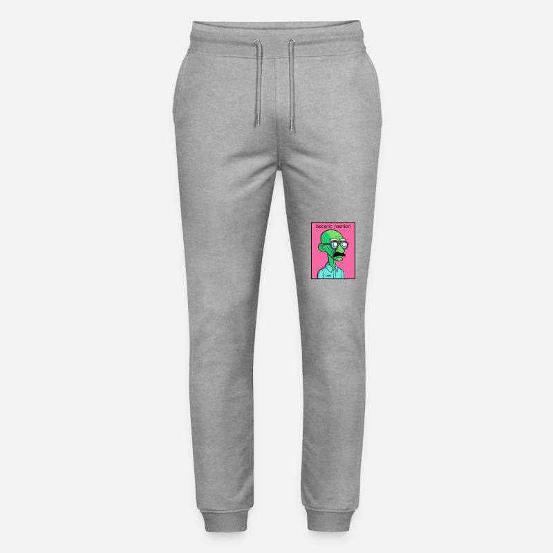 Asketische Mode mit Mahatma - Stanley/Stella Unisex Bio Jogginghose Mover  - Grau meliert