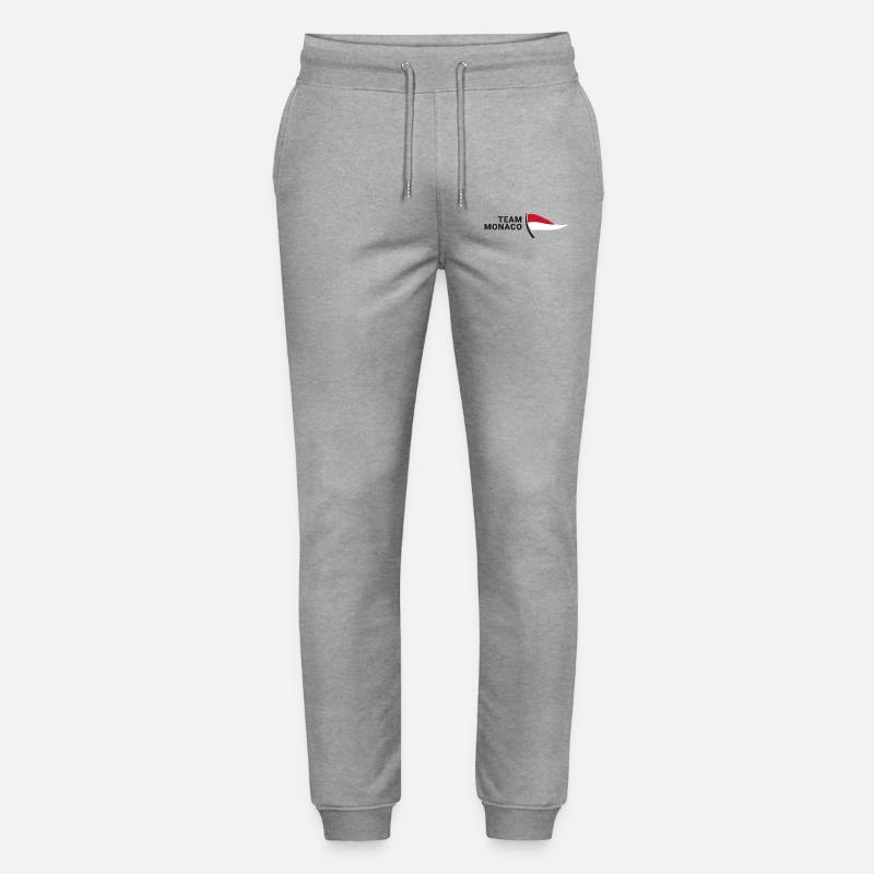 L’équipe de Monaco - Pantalon de jogging bio MOVER Stanley/Stella unisexe - gris chiné