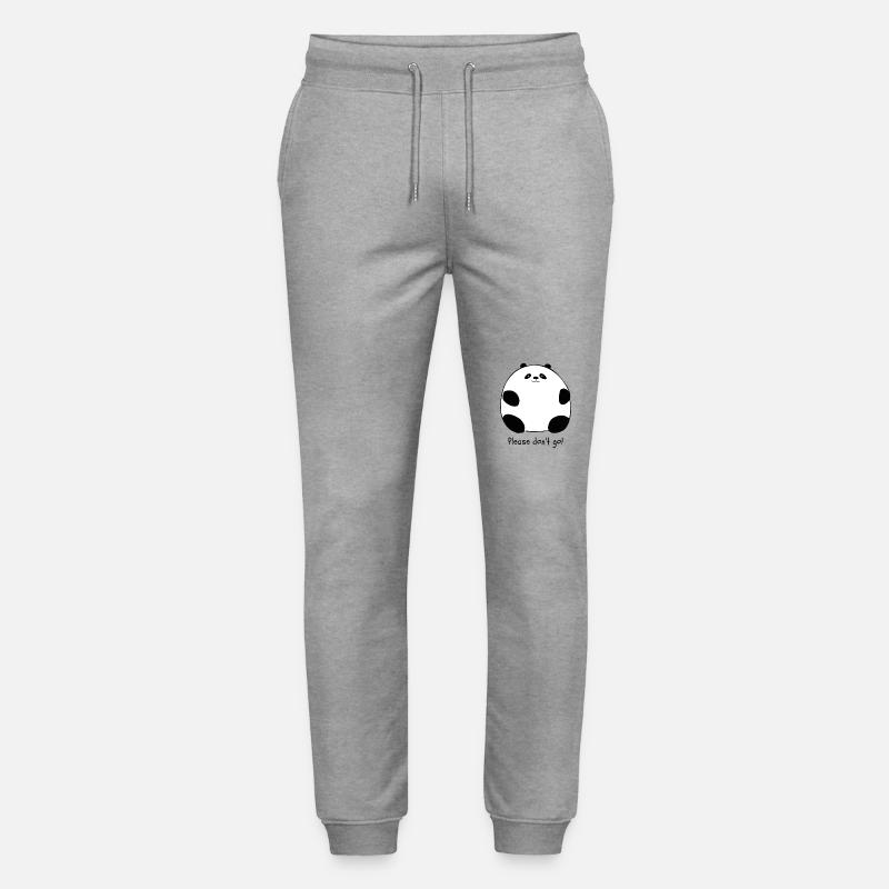 Please Don't Go – Big Panda - Stanley/Stella Mover Unisex Organic Jogging Trousers - heather grey