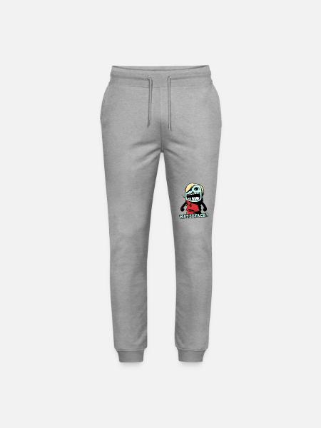 What ze fack, ein Cartoon-Schlingel - Stanley/Stella Unisex Bio Jogginghose Mover - Grau meliert