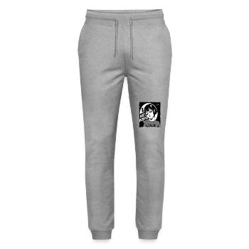 Cooles, Emo-Anime-Mädchen, Ich hasse Menschen - Stanley/Stella Unisex Bio Jogginghose Mover  - Grau meliert - Vorne - Marisol (170cm) & Nik (191cm)