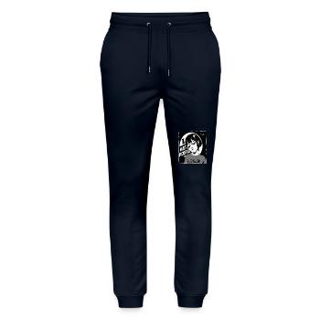 Cooles, Emo-Anime-Mädchen, Ich hasse Menschen - Stanley/Stella Unisex Bio Jogginghose Mover  - Navy - Vorne - Marisol (170cm) & Nik (191cm)