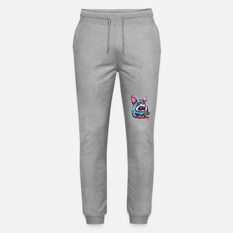Créature monstrueuse - Pantalon de jogging bio MOVER Stanley/Stella unisexe - gris chiné