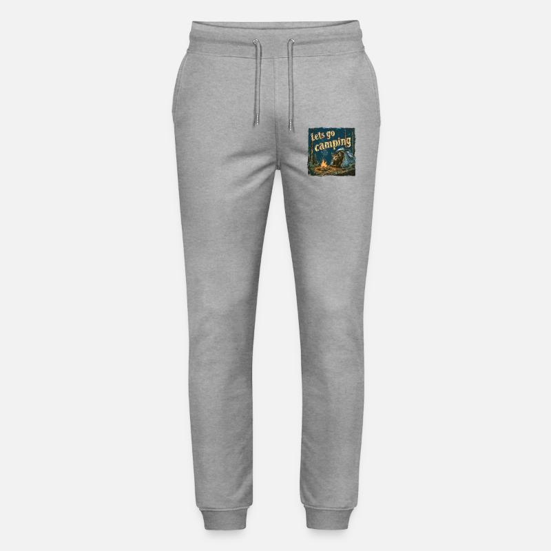 Allons camper Sanglier Aventure Camping - Pantalon de jogging bio MOVER Stanley/Stella unisexe - gris chiné