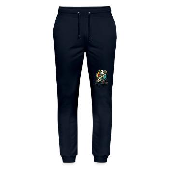 Roller hockey - Stanley/Stella Mover Unisex Organic Jogging Trousers - navy - Front - Marisol (170cm) & Nik (191cm)