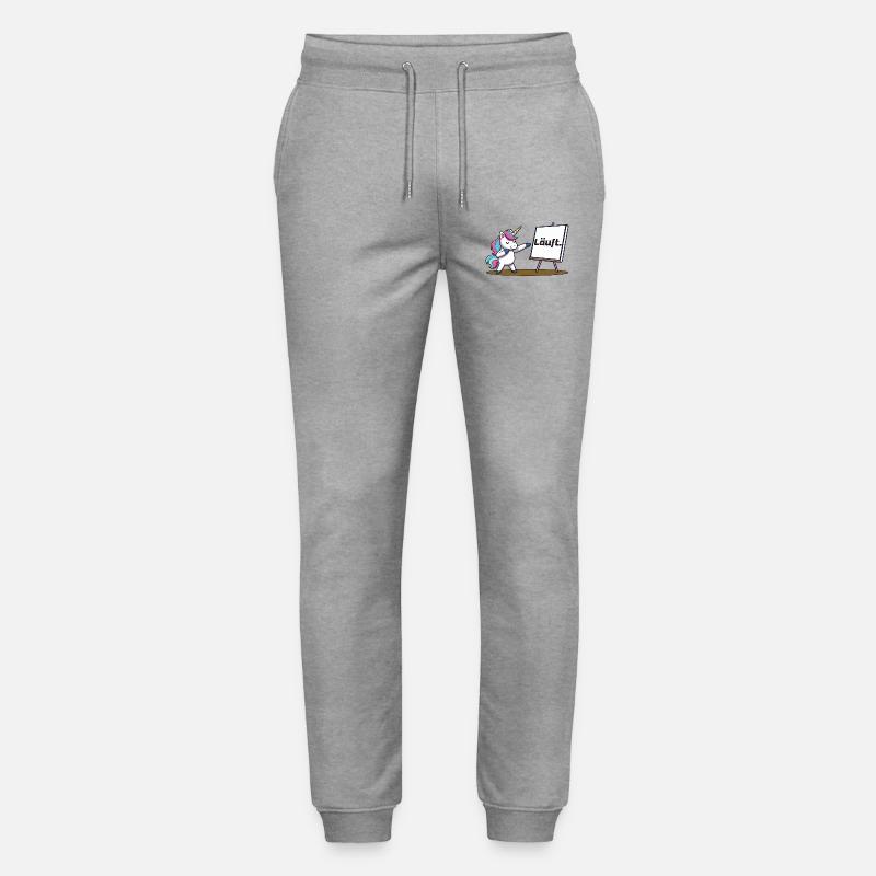 Läuft - Stanley/Stella Unisex Bio Jogginghose Mover  - Grau meliert