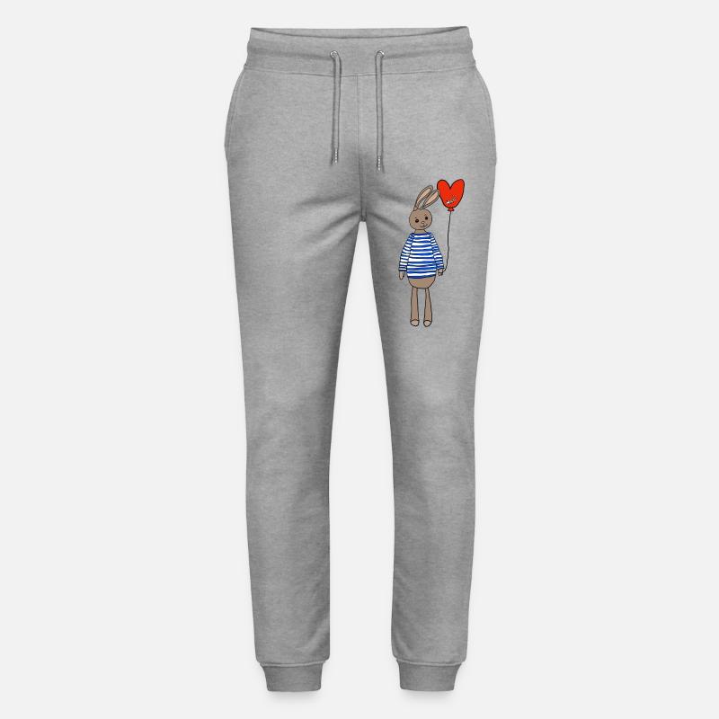 osterhase ostern - Stanley/Stella Unisex Bio Jogginghose Mover  - Grau meliert