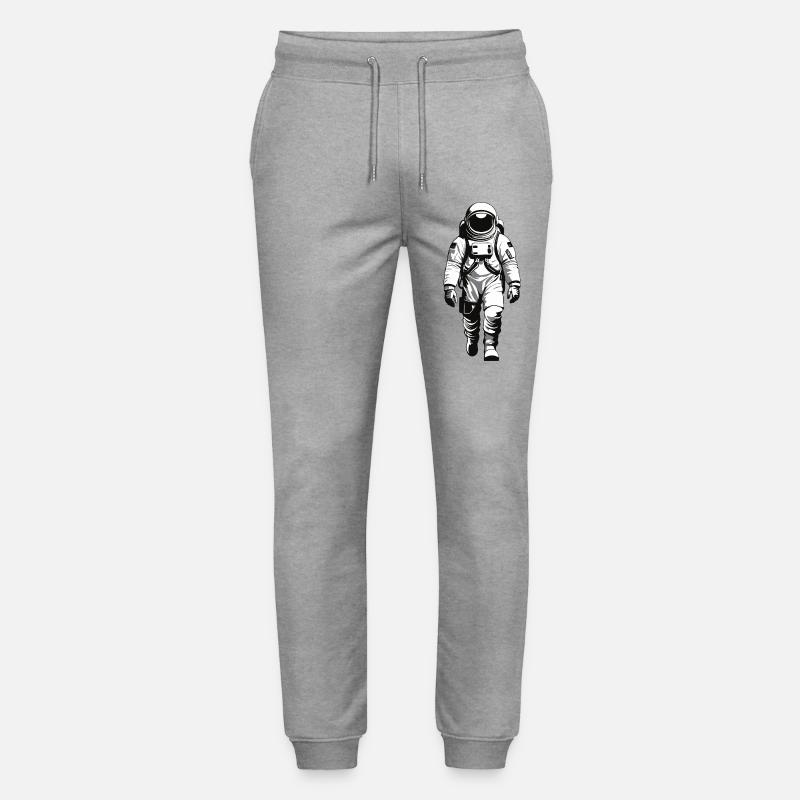 Astronaut - Beruf Design Sticker - Stanley/Stella Unisex Bio Jogginghose Mover  - Grau meliert