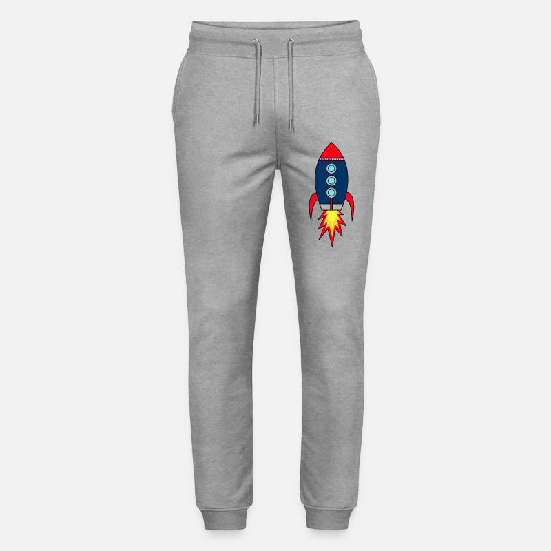 Rocketman * Raketenstart - Stanley/Stella Unisex Bio Jogginghose Mover  - Grau meliert