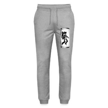 Astronaut in glass - Stanley/Stella Mover Unisex Organic Jogging Trousers - heather grey - Front - Marisol (170cm) & Nik (191cm)