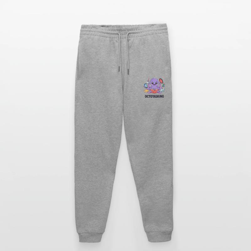 Octotasking Creature in Multitask Mode Stanley/Stella Mover Unisex Organic Jogging Trousers