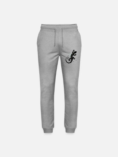 gecko - Stanley/Stella Mover Unisex Organic Jogging Trousers - heather grey