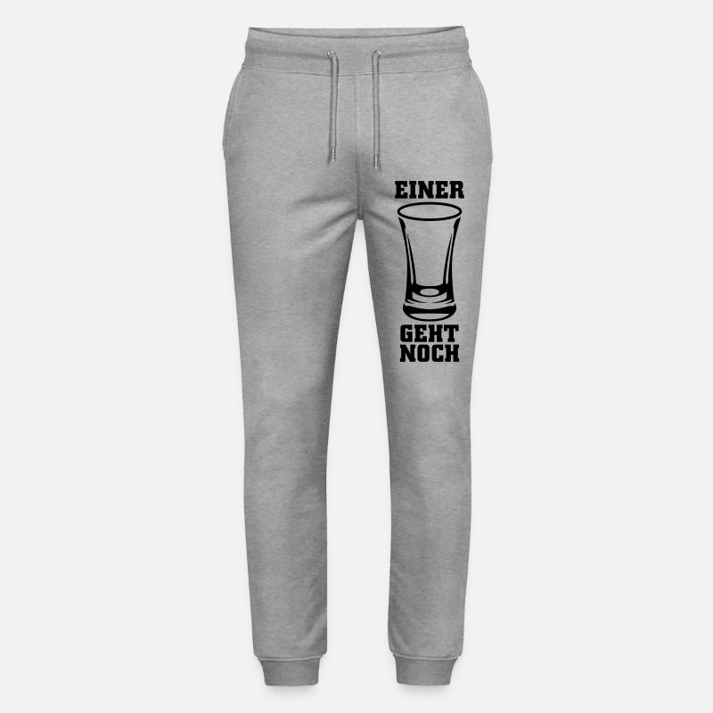 Einer geht noch Schnaps - Stanley/Stella Unisex Bio Jogginghose Mover  - Grau meliert