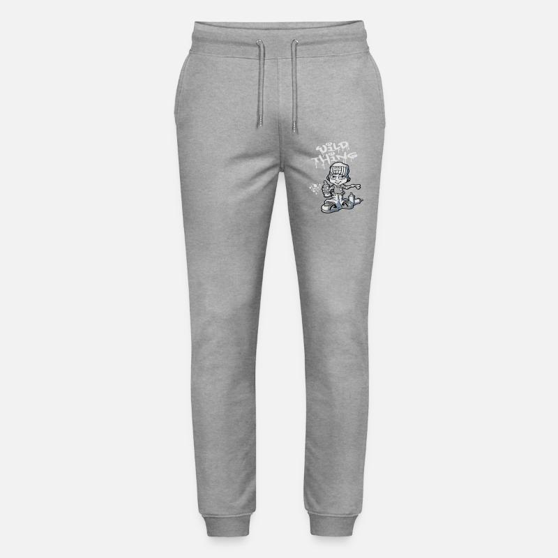 Graffiti boy and spray paint - Pantalon de jogging bio MOVER Stanley/Stella unisexe - gris chiné