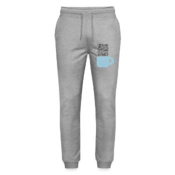 La vie comme le thé - Pantalon de jogging bio MOVER Stanley/Stella unisexe - gris chiné - Devant - Marisol (170cm) & Nik (191cm)