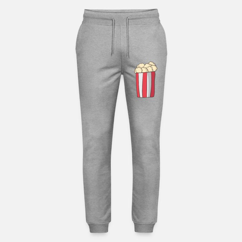 Popcorn - Stanley/Stella Unisex Bio Jogginghose Mover  - Grau meliert