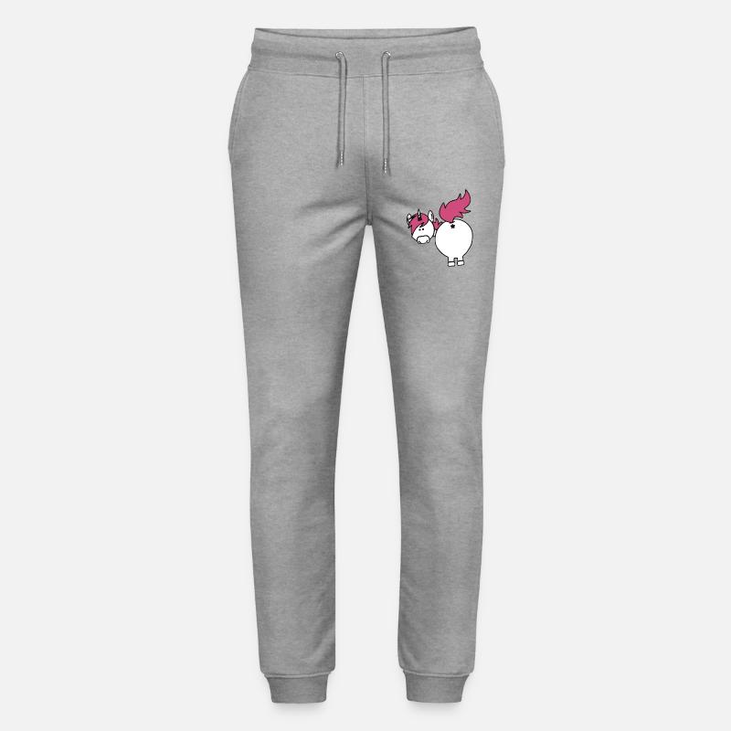 einhorn hintern - Stanley/Stella Unisex Bio Jogginghose Mover  - Grau meliert