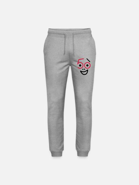 50 years old and still fresh! - Stanley/Stella Mover Unisex Organic Jogging Trousers - heather grey