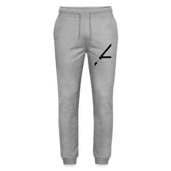 Autogurt - Stanley/Stella Unisex Bio Jogginghose Mover  - Grau meliert - Vorne - Marisol (170cm) & Nik (191cm)