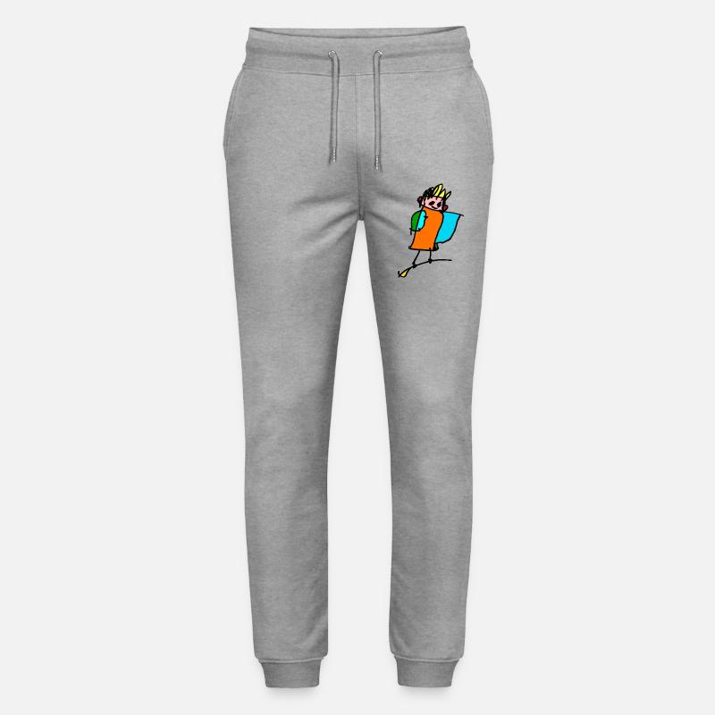 petite sorcière sur le balai - Pantalon de jogging bio MOVER Stanley/Stella unisexe - gris chiné