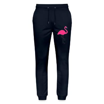 Flamingo Sommer Sonne Strand - Stanley/Stella Unisex Bio Jogginghose Mover  - Navy - Vorne - Marisol (170cm) & Nik (191cm)