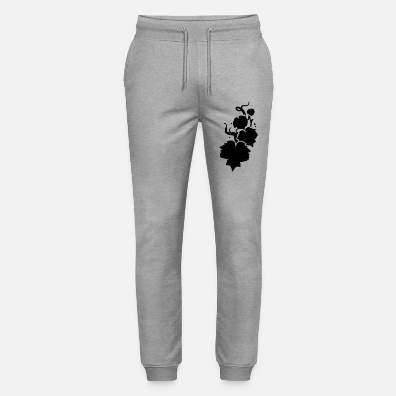 Weinrebe - Stanley/Stella Unisex Bio Jogginghose Mover  - Grau meliert