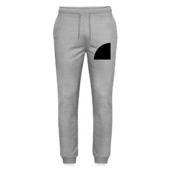 Viertelkreis - Stanley/Stella Unisex Bio Jogginghose Mover  - Grau meliert - Vorne - Marisol (170cm) & Nik (191cm)