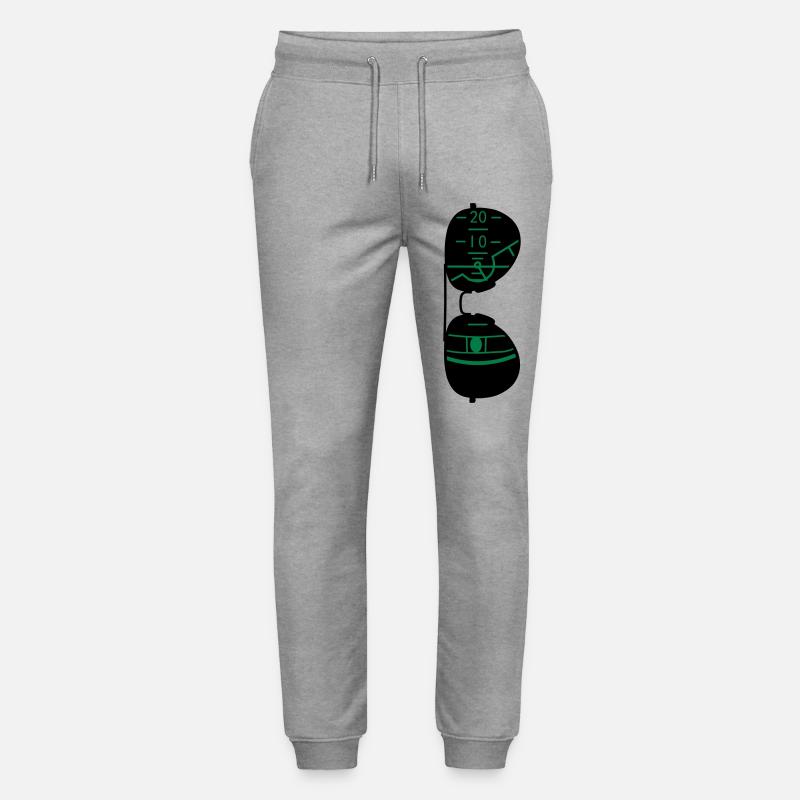 Pilotenbrille - Stanley/Stella Unisex Bio Jogginghose Mover  - Grau meliert