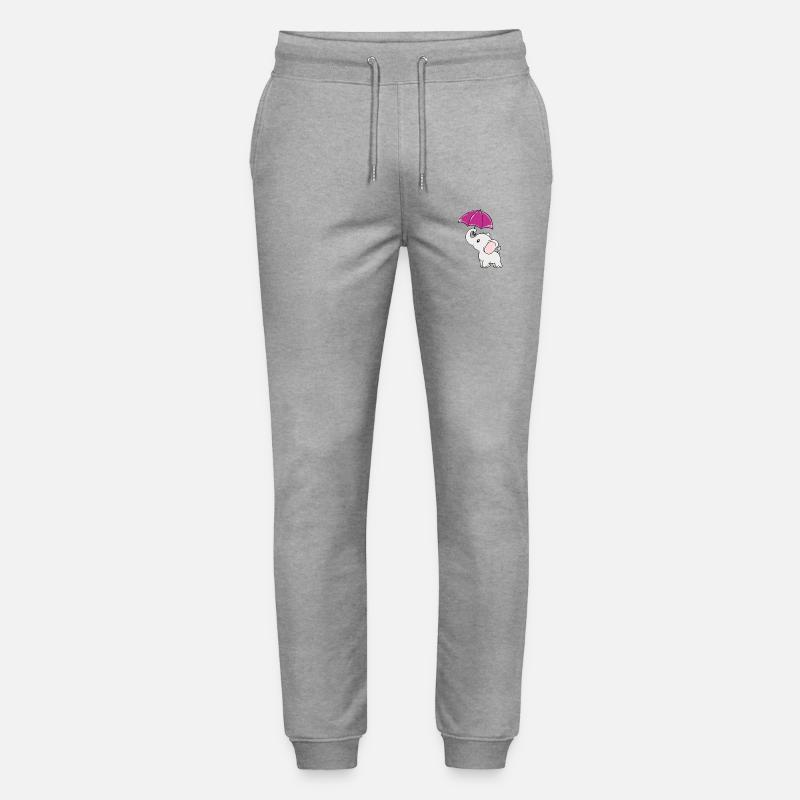 Elefant - Stanley/Stella Unisex Bio Jogginghose Mover  - Grau meliert