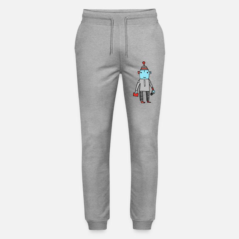 Blauer Mann - Stanley/Stella Unisex Bio Jogginghose Mover  - Grau meliert