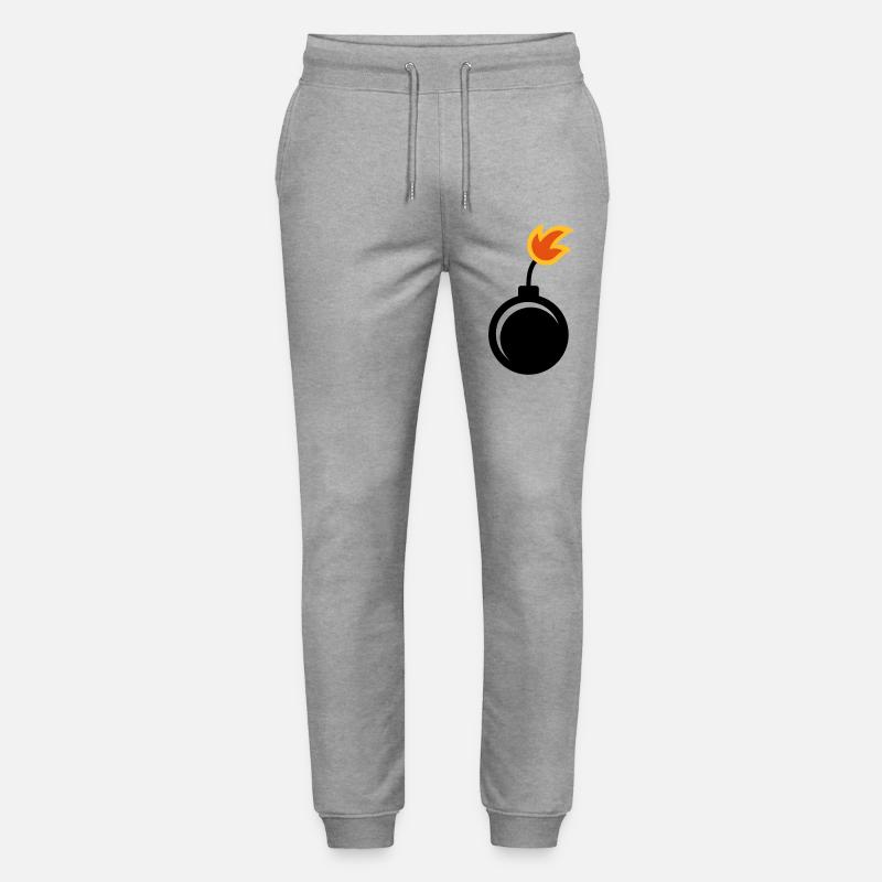 Bombe - Stanley/Stella Unisex Bio Jogginghose Mover  - Grau meliert